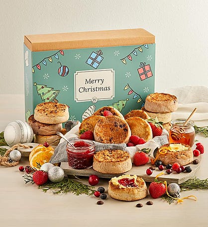 Mix & Match Super-Thick English Muffin Christmas Bakery Gift - Pick 6